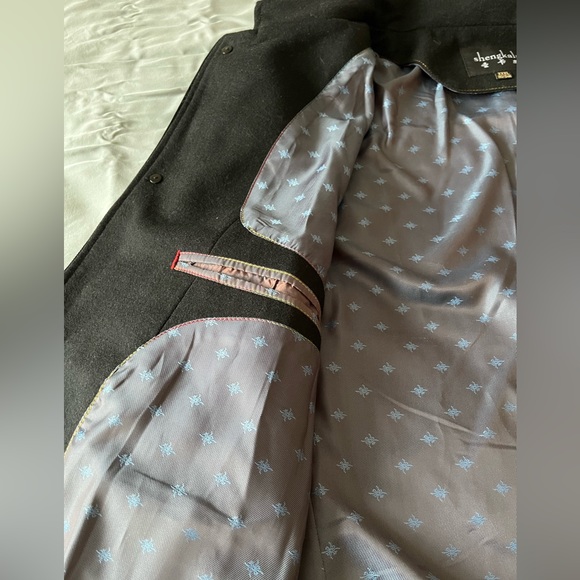 3 for $30 NWOT Men’s wool coat size L - Picture 3 of 9